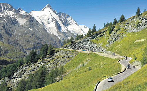 The Großglockner High Alpine Road - approx. 50 km away